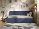 Диван ліжко кутовий з нішою для білизни 190х80 DecOKids BOSTON BLUE BPN1 фото 1