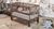 Кроватка детская ДУБОК "Радуга" шарнир-пидшибник с откидной боковиной, дерево бук (Орех) DU-5 фото