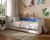 Кровать диван Valencia 190х80 для детей и подростков с ящиком велюр Sky Blue VDV7 фото