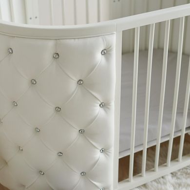 Преміум ліжечко 9 в 1 ANU кругле для новонародженого White AN1 фото