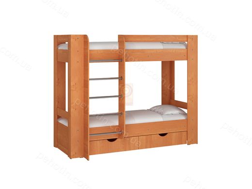 Двоярусне ліжко з ящиками DUET 3 Вiльха DUET307 фото