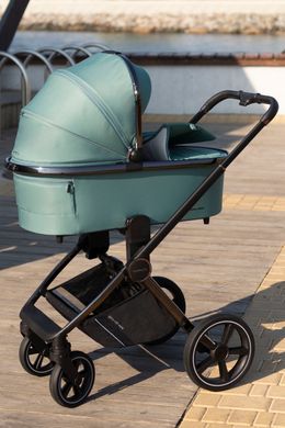Дитяча коляска 2 в 1 Carrello Ultimo CRL-6511 Black Chrome NEW 2023 Arctic Blue C83066\1 фото