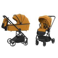 Детская коляска 2 в 1 CARRELLO Alfa CRL-6507 Sunrise Orange модель 2022 99061 фото